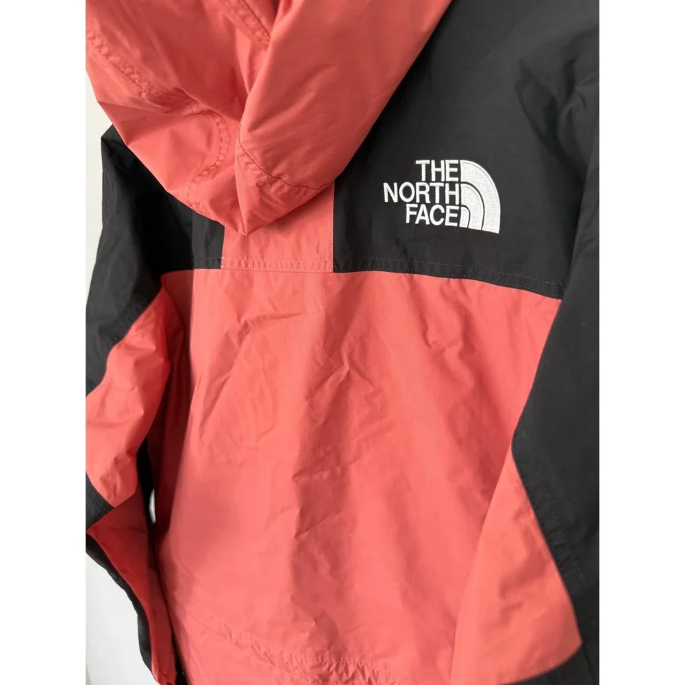 The North Face K2RM DryVent Hooded Rain Jacket Mens Small Rose Colorblock Shell‎